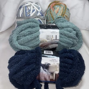 Mainstays set of 4 !! YARN 2 sparkle and 2 multicolor, free shipping - Picture 1 of 10