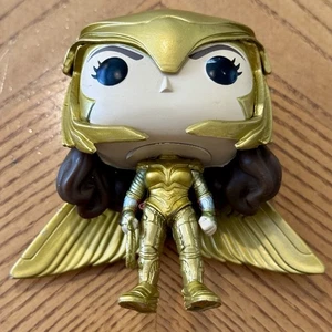Funko Pop WW84 Wonder Woman Golden Armor 330 Loose OOB N7 - Picture 1 of 3