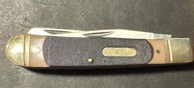 Cuchillo de bolsillo plegable Schrade Old Timer 296OT - Trapper Foto 1 de 4