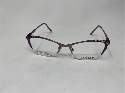 EASYCLIP EYEWEAR EC 522 51-18-135 030 PÚRPURA FLEX BISAGRA GAFAS +H31 Foto 1 de 4