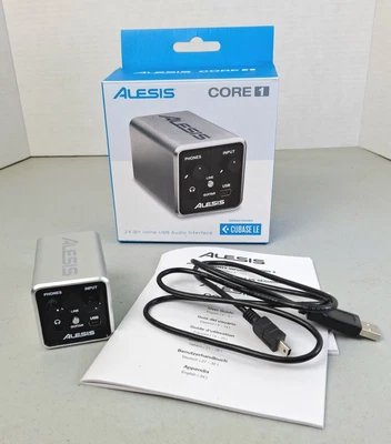 Alesis Core 1 USB 24-Bit Inline Audio Interface  - Image 1 of 4