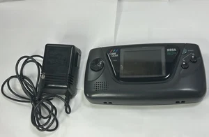 HGG-3210 Game Gear Black SEGA Console w/ Working AC Adapter Japan ~ REPAIR - Picture 1 of 17