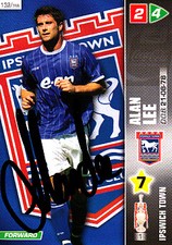 Ipswich Town F.C Alan Lee Hand Signed Championship 2008 Panini Card.