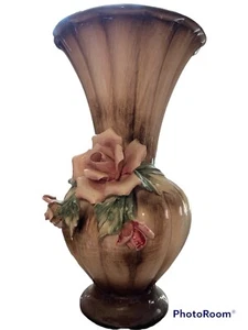 Jarrón de flores de porcelana Capodimonte italiano vintage BONITO - Imagen 1 de 12