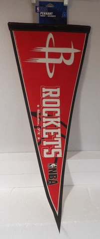 NBA/Wincraft 2012  Houston Rockets 12" x 30" Felt Pennant, NEW Cover