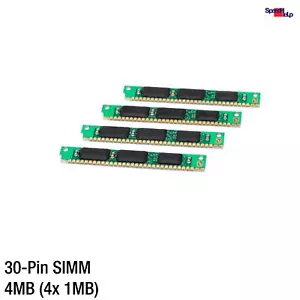 Simm 4MB RAM MM Z Md 109-70 4x1MB 30-POL Pin 4 MB Testet For 8086 80286 80386 - Picture 1 of 2