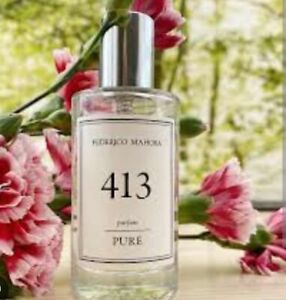 FM 413 Pure Perfume for Her, Womans Fragrance BNIB 50 Ml Spray