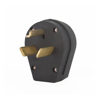 NEMA 10-30P Male Plug 30A 125/250V Dryer RV Generator Power Plug 10-30 - Image 1 of 3