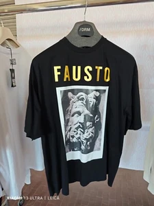 Fausto Puglisi T-Shirt Size S Art. FRU7143 P9348 D 974 Black - Picture 1 of 9