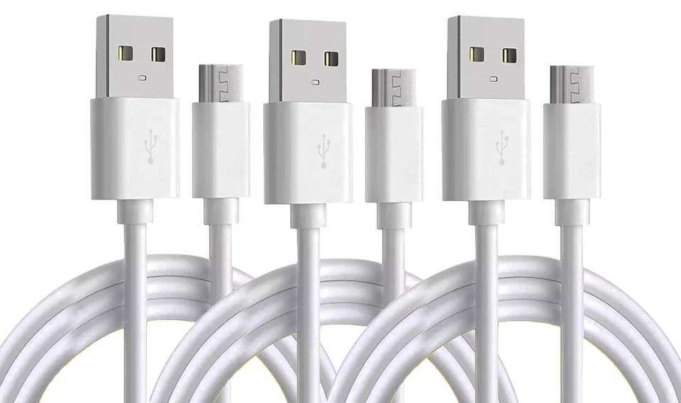 3-Pack Micro USB V9 Fast Charger Cable Data Charging Cord For Android Smartphone - Image 1 of 4