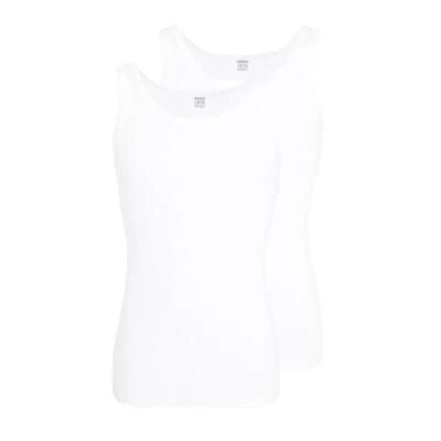 Ceceba Herren Unterhemden 2er Pack Classic Feinripp Sportjacken Baumwolle - Bild 1 von 4