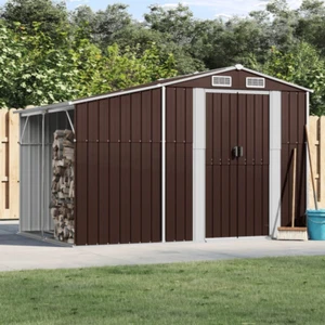 Capanno,Casetta,Da Giardino,Per Esterno,Con Portalegna,Con Porte,In Acciaio Zinc - Foto 1 di 12
