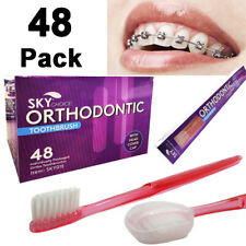 Toothbrush Pack Toothbrushes Smacker Orthodontic Toothbrush 48 pieces