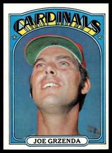 1972 Topps #13 Joe Grzenda St. Louis Cardinals EX-EXMINT SET BREAK!
