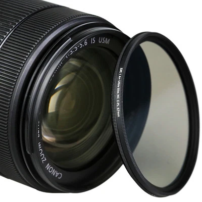 JJC 67mm A+Ultra Slim Multi-Coated Circular Polarizing CPL Filter Lens Protector - Image 1 of 4
