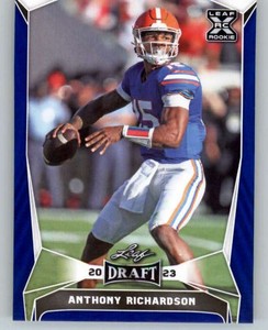 2023 Leaf Draft Blue Football Singles (Pick Your Cards)