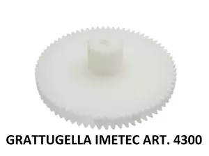 Ingranaggio di ricambio in nylon rinforzato per Grattugella Imetec art. 4300 - Photo 1/8