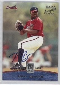 2001 Topps Reserve Auto Matt Butler #TRA-46 Rookie Auto RC