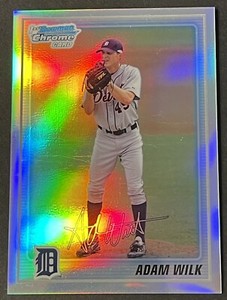 2010 Bowman Chrome Prospects Refractor /777 Adam Wilk #BCP58