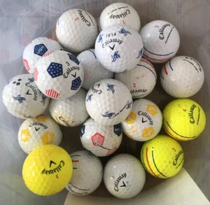 Callaway Chrome Soft/Chrome Soft X Assorted Golf Balls x 20 (3A Good) - Picture 1 of 1