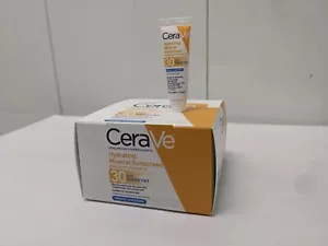 CeraVe Hydrating Mineral Sunscreen SPF 30 Face Sheer Tint/ 15 Pack/2.55 Fl Oz - Picture 1 of 3