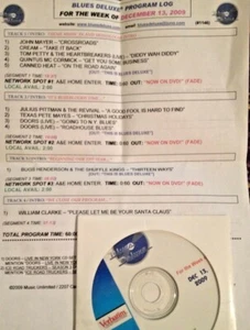 RADIO SHOW:BLUES DELUXE 12/13/09 LIVE: DOORS (2), TOM PETTY; CHRISTMAS; CREAM - Imagen 1 de 1