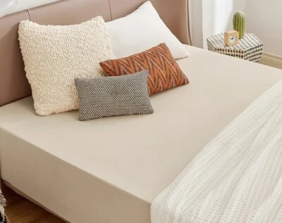 Bedsure King Fitted Sheet Extra Deep 150x200cm Bed Sheet Soft Microfiber - Image 1 of 2