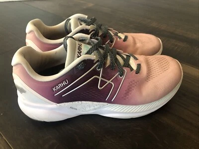Karhu Fusion 3.0 Ombre Ortix Size 10 Running Athletic Pink Purple Mauve - Image 1 of 4