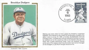 Babe Ruth Legend Baseball Brooklyn Dodgers USA Colorano Silk 1983 - Picture 1 of 1