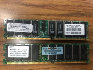 SET of 2 HP Server 1GB ECC PC210R R 353454-001 261585-041 287497-B21 - Picture 1 of 2