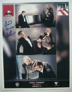 SCOTT L. SCHWARTZ Signed Autographed OCEAN'S ELEVEN Picture. "BRUISER" - Picture 1 of 2