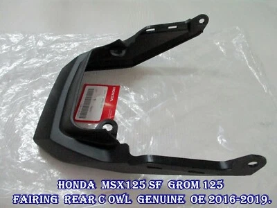 Fit Honda MSX125 SF GROM 125 Fairing Rear Cowl GENUINE OE 2016-2019  (mi4200) Foto 1 de 4