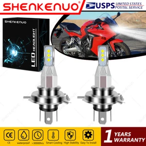For Honda CBR650F 2014-2016 2X 9003 H4 LED Headlights Bulbs 55W High Power White - Picture 1 of 12