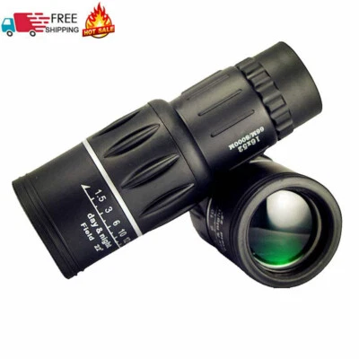 16X52 Portable HD OPTICS BAK4 Night Vision Monocular Telescope Hunting Sight - Image 1 of 4