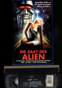 Virgin Video  Barbara Eden   DIE SAAT DES ALIEN   VHS Rarität   - Foto 1 di 2