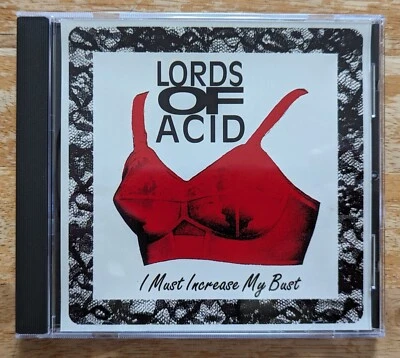 Lords Of Acid- I Must Increase My Bust CDS- 8TRK REMIX SINGLE! CLASSIC TECHNO! - Image 1 of 3