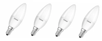4xOSRAM LED STAR CLASSIC B Kerze 3,2W=25W E14 EEK:G (Spektrum A bis G) - Bild 1 von 4
