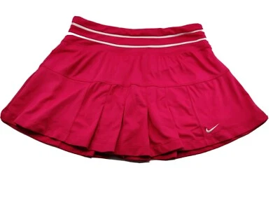 Nike Mujeres o Niñas Tenis Falda Skort Rosa Caliente Talla S Foto 1 de 4
