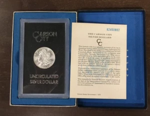 UNITED STATES 1882 CC MORGAN SILVER DOLLAR UNCIRCULATED GSA HOARD (EB1020387) - Bild 1 von 6