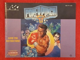 Power Punch II (2) Manual Only Nintendo Entertainment System NES