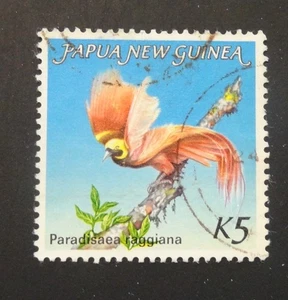 Papua Neuguinea 603, Paradiesvogel 1984, gebraucht (1986) - Bild 1 von 2