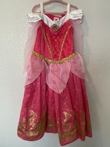 Disney Store Princesa Aurora Bella Durmiente Halloween Disfraz Vestido Niña 5-6 - Imagen 1 de 9