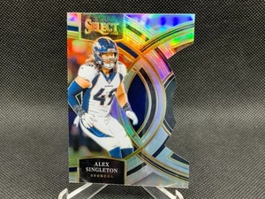 2023 Select ALEX SINGLETON Silver Prizm Die Cut Premier RC #144 Broncos - Picture 1 of 2
