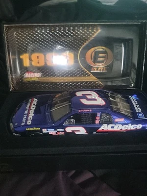 1999 Dale Earnhardt Jr #3 AC Delco 1/24 ELITE Chevy Monte Carlo COLOR CHROME  - Image 1 of 4