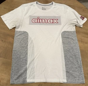 Nike Air Max Vintage T-Shirt Large L White non ducor duco Dri-Fit - Picture 1 of 11