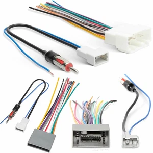Aftermarket Radio Stereo Harness Cable Antenna Combo For Honda Pilot 2003-2016 - Picture 1 of 28
