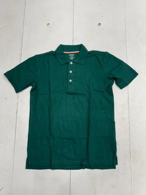 Polo French Toast verde liso manga corta niños talla grande 10/12 Foto 1 de 4