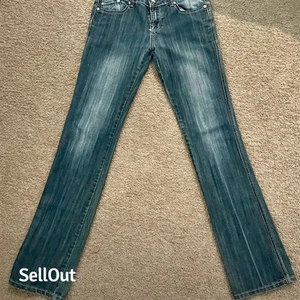 Rock & Republic Women's Bootcut Jeans  Size 27  Y2K Distressed Low Rise Vintage - Picture 1 of 4