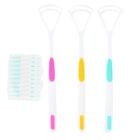 Tongue Scraper Interdental Brush Set Oral Care Deep Cleaning Teeth Stain Ags