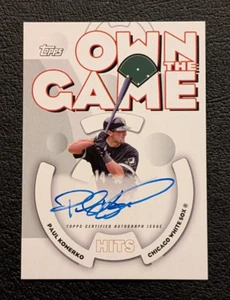 2024 Topps Archives Paul Konerko Own The Game Autograph Chicago White Sox - Picture 1 of 2